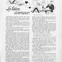 0013 - Page sans numérotation - La lettre d'amour, par Tristan Bernard