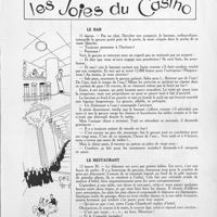 0024 - Page sans numérotation - Petites stations, grands loisirs…. Les joies du casino. Le bar / Le restaurant