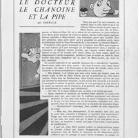 0023 - Page sans numérotation - Le Docteur le Chanoine et la pipe, par Jodelle