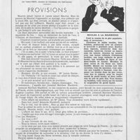 0025 - Page sans numérotation - Les Coudes sur la Table…, par Gaston Derys. Provisions