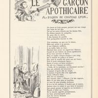 0021 - Page sans numérotation - Le garçon apothicaire par d'Aquin de château Lyon