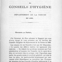 0009 - Page 7 - Rapport général sur les travaux des Conseils d'hygiène du Département de la Creuse en 1883