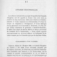 0059 - Page 57 - § 1. Affaires industrielles. Etablissement d'une tannerie
