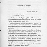 0119 - Page 117 - Abattoirs et Tueries. Paris, le 22 mars 1881