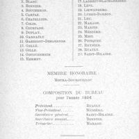 0002 - Page sans numérotation - Membres titulaires, honoraire et composition du bureau