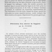 0055 - Page 54 - M. Fournié : Présentation d'un releveur de l'épiglotte
