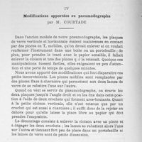 0059 - Page 58 - M. Courtade : Modifications apportées au pneumodographe