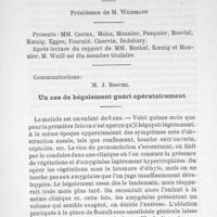 0068 - Page 67 - Séance du 12 juillet 1907 : M.J. Bosviel : Un cas de bégaiement guéri opératoirement