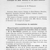 0083 - Page 82 - Séance du 7 juin 1907 : Présentation de malades