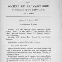 0003 - Page 1 - Séance du 8 janvier 1909 : [allocution du président]