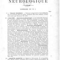 0005 - Page 1 - Sommaire du n° 1
