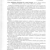 0012 - Page 8 - Analyses. Anatomie, physiologie. Les terminaisons nerveuses dans les taches et crêtes auditives, par M. Von Lenhossék..., d'après une communication faite au 7e Congrès de la Société anatomique à Göttingen. Wiesbaden, 1893 / La résistance électrique du corps humain, par G. Weiss. Archives d'électricité médicale, expér. et clin...