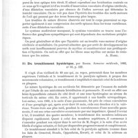 0022 - Page 18 - Analyses. Neuropathologie. Les troubles visuels unilatéraux et leurs rapports avec l'hystérie, par le Professeur Dr Knies... Neurologisches Centralblatt... / Du tremblement hystérique, par Roger. Semaine médicale...