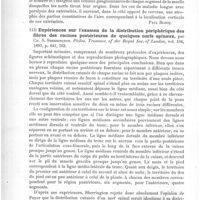 0110 - Page 106 - Analyses. Anatomie, physiologie. Distribution et fonctions des cellules de la moelle cervicale ; altérations centrales secondaires des affections chroniques des extrémités ( A contribution to the arrangement and functions of the cells of the cervical spinal cord, to which is appended a note on central changes secondary to long-coutumed disease of an extremity), par Joseph Collins. The New-York Medical Journal... / Expériences sur l'examen de la distribution périphérique des fibres des racines postérieures de quelques nerfs spinaux, par Ch. S. Sherrington. Philos. Transact. of the Royal Soc. of London... / La distribution sensitive des nerfs spinaux, par W. Thorburn. Brain...