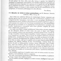 0178 - Page 174 - Analyses. Neuropathologie. Acromégalie (A case acromegaly), par J. Dreschfeld. British medical Journal... / Maladie de Little et tabes spasmodique, par E. Brissaud. Semaine médicale...
