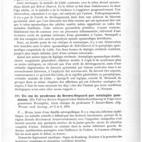 0179 - Page 175 - Analyses. Neuropathologie. Maladie de Little et tabes spasmodique, par E. Brissaud. Semaine médicale... / Un cas de syndrome de Brown-Séquard par méningite gommeuse (Ein Fall von Brown-Séquard'sher Halbseitenlähmung in Folge einer gummösen Meningitis), leçon clinique du Professeur V. Krafft-Ebing. Allg. Wiener, med. Zeitung...