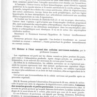 0250 - Page 246 - Sociétés savantes. Ve Congrès des médecins russes. Section des maladies nerveuses et mentales. Deuxième séance, 30 décembre 1893. Contribution aux amyotrophies cérébrales, par Korniloff / Retour à l'état normal des cellules nerveuses malades, par le Professeur Lubimoff / L'absence des muscles grands et petits pectoraux [M. Rosenel]