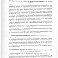 0280 - Page 276 - Sociétés savantes. Congrès médical international de Rome. 28 mars-5 avril 1894. Ouverture directe du foyer tuberculeux dans la paraplégie du mal de Pott dorsal, par Ménard... / Faits nouveaux relatifs à la nature de l'hystérie, par Sollier... / Phrénopathies sensorielles (Frenopatie sensoriali), par Bianchi / Localisation générale des réflexes (Sulla localizzazione generale dei riflessi), par Jendrassik...