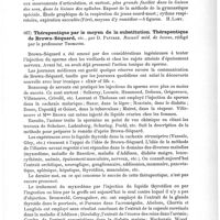 0465 - Page 461 - Bibliographie. De la préparation des organes de la parole chez le jeune sourd-muet, par A. Boyer... G. Carré, édit., Paris, 1894 / Thérapeutique par le moyen de la substitution. Thérapeutique de Brown-Séquard, etc., par D. Panyrek. Recueil méd. de leçons, rédigé par le Professeur Thomayer