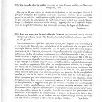 0514 - Page 510 - Analyses. Neuropathologie. Migraine ophtalmique, par le Professeur T. Thomayer. Casopis ceskych lékaru... / Un cas de chorée molle (Intorno un caso di corea molle), par Mazocchi. Bergamo, 1894 / Sur un cas rare de maladie de Graves (An anusual case of Grave's disease), par James Craig. The Dublin Journal of medical sciences...