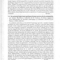 0522 - Page 518 - Bibliographie. L'hypnotisme et le crime, conférences au jeune barreau de Bruxelles, par le Dr Crocq fils, Bruxelles, 1894. H. Lamertin, éditeur ; Paris, G. Carrée... / Le criminel-type dans quelques formes graves de la criminalité, par Arthur Mac-Donald, traduction du Dr Coutagne... (Storck à Lyon, Masson à Paris, éditeurs) / Diagnostic des maladies nerveuses, par P. J. Möbius... Leipzig, Vogel, 1894...