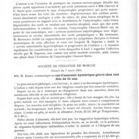 0579 - Page 575 - Sociétés savantes. Société médicale des hôpitaux de Paris. Séance du 20 juillet 1894. M. Letulle. Mal perforant buccal dans les tabes / G. Marinesco. Un cas d'amyotrophie Charcot-Marie avec autopsie / Société de pédiatrie de Moscou. Séance du 7 mars 1894. Cas d'anorexie hystérique grave chez une fille de 11 ans [M. Kissel]