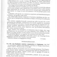0592 - Page 588 - Analyses. Anatomie pathologique. Contribution à l'étude de la dégénération descendante dans le cerveau et la moelle et remarques sur la localisation et les voies conductrices des spasmes dans l'épilepsie absinthique (Beitrag zur Lehre von der absteingeden Degeneration in Gehirn und Rückenmark...), von Robert Boyce... Neurologisches Centralbatt... / Neuropathologie. Un cas d'aphasie motrice consécutive à l'influenza (Ein Fall von motorischer Aphasie nach Influenza), par Kohan et Stembo. Saint-Pétersburger medicin. Wochenschrift...