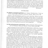 0636 - Page 632 - Analyses. Neuropathologie. Tétanos puerpéral (Tetano puerperale), par Tullio Rossi-Doria. Il policlinico... / Psychiatrie. Tabes et paralysie générale, par Cramer. Psychiatrischer Verein zu Berlin... in Deutsche medizinal. Zeitung... / Des hallucinations unilatérales (Ueber unilateralen Hallucinationen), par le Dr Heinrich Higier... Wiener Klinik...