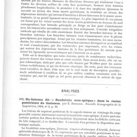 0650 - Page 646 - Travaux originaux. Notes anatomiques sur le contenu du canal sacré : cul-de-sac dural, ganglions et veines (Suite et fin), par A. Chipault / Analyses. Du faisceau dit : « bandelette sous optique » dans la racine postérieure du thalamus, par E. Brissaud. Nouvelle iconographie de la Salpêtrière...