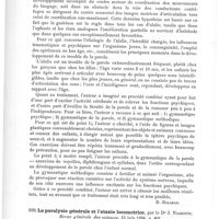 0692 - Page 688 - Analyses. Neuropathologie. De l'alalie idiopathique (Ueber Hörstummheit), par le Dr R. Coen... Wiener medizin. Wochenschr... / La paralysie générale et l'ataxie locomotrice, par le Dr J. Nageotte. Revue générale des sciences...