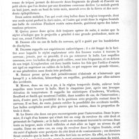 0729 - Page 725 - Sociétés savantes. Société de chirurgie. Premier semestre 1894. De la trépanation dans les fractures du crâne par coups de feu, par M. Quénu