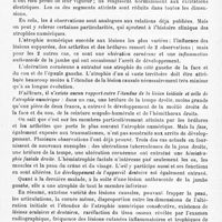 0099 - Page 95 - Analyses. Neurologie. Études spéciales. Dystrophies. Contribution à l'étude de l'atrophie numérique, par F. Trémolières et A. Gallais. Presse médicale... / Double mal perforant buccal, par Pietkiewicz et A. Marie. Revue de stomatologie...