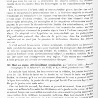 0574 - Page 570 - Analyses. Neurologie. Études spéciales. Cerveau. Sur certains phénomènes d'hyperkinésie réflexe observés chez des hémiplégiques. Leur valeur pronostique, par Henri Claude. L'Encéphale... / Sur un signe d'hémiplégie organique, par Vincenzo Neri. Nouvelle iconographie de la Salpêtrière...