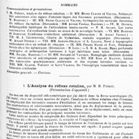 0601 - Page 597 - Société de neurologie de Paris. Séance du 1er décembre 1910. Sommaire / I. L'analyse du réflexe rotulien, par M. H. Piéron (Présentation d'appareil)