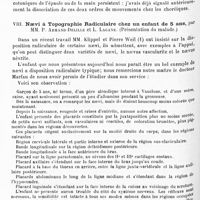 0610 - Page 606 - Société de neurologie de Paris. Séance du 1er décembre 1910. VII. Chorée de Sydenham, maladie organique, par M. Albert Charpentier (Présentation du malade) / VIII. Naevi à topographie radiculaire chez un enfant de 5 ans, par MM. P. Armand-Delille et L. Lagane (Présentation du malade)