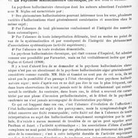 0680 - Page 676 - Société de psychiatrie de Paris. Séance du 17 novembre 1910. V. Paralysie générale juvénile chez une malade dont le père et la mère sont morts de paralysie générale, par MM. A. Beaudoin et J. Lévy-Valensi / VI. La psychose hallucinatoire chronique, par MM. Dide et Gassiot