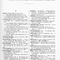0695 - Page 691 - Tables. V. Table alphabétique des matières analysées