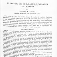 0061 - Page 57 - Mémoires originaux. Un nouveau cas de maladie de Friedreich avec autopsie, par Alexandre A. Lambrior...