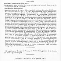 0250 - Page 246 - Société de neurologie de Paris. Séance du 6 février 1913. Sommaire / Addendum à la séance du 9 janvier 1913. Contracture liée à une irritation des cornes antérieures de la moelle dans un cas de syringomyélie, par J. Babinski (Présentation de malade)