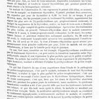 0323 - Page 319 - Analyses. Neurologie. Études spéciales. Glandes à sécrétion interne. Contribution à l'étude de la pathogénie hyperthyroïdienne du goitre exophtalmique à propos d'un cas de syndrome de Basedow thérapeutique et d'un cas de goitre basedowifié. Essai de traitement antithyroïdien et hypophysaire, par Alfred Khoury... Bull. et mém. de la Soc. méd. des hôp. de Paris... / Le syndrome thyro-testiculo-hypophysaire, par Aloysio de Castro. L'Encéphale...