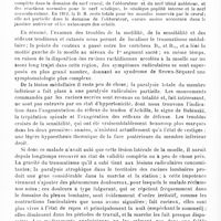 0428 - Page 424 - Société de neurologie de Paris. Séance du 6 mars 1913. Communications et présentations. X. Syndrome de Brown-Séquard, type inférieur, par MM. E. Long et J. Jumentié. (Travail du service du Professeur Dejerine, clinique Charcot) / XI. Balle de revolver intra-cranienne, hémianopsie en quadrant, amnésie verbale, par MM. de Lapersonne et Velter (Présentation du malade)