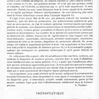 0504 - Page 500 - Analyses. Psychiatrie. Études spéciales. Psychoses constitutionnelles. Hypophyse pathologique d'une démente précoce, par Laignel-Lavastine et V. Jonnesco. Bull. et mém. de la Soc. anat. de Paris... / Guérison apparente d'une démente précoce, par Capgras et Crinon. Revue de psychiatrie... / Thérapeutique. Essai sur l'action trophique du mercure et du Salvarsan chez les syphilitiques, par Lucien Jacquet et Debat. Annales de dermatologie et de syphiligraphie...