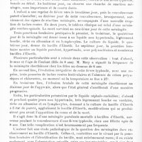 0610 - Page 606 - Analyses. Neurologie. Études spéciales. Méninges. Les méningites éberthiennes, par J. Mithit. La Médecine moderne... / Traitement spécifique local des infections avec référence spéciale à la méningite cérébro-spinale épidémique, par Simon Flexner. Edinburgh medical Journal...