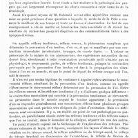 0813 - Page 809 - Analyses. Neurologie. Études générales. Sémiologie. Réflexes tendineux et réflexes osseux, par J. Babinski. Bulletin médical...