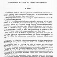 0013 - Page 13 - Mémoires originaux. III. Trois cas simultanés de paraplégies organiques causées par la foudre. Contribution à l'étude des commotions nerveuses, par A. Porot
