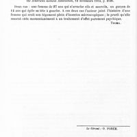 0044 - Page 44 - Analyses. Neurologie. Études spéciales. Névroses. Sur certains troubles fonctionnels du langage, par G. d'Abundo. Rivista italiana di Neuropatologia, Psichiatria ed Elettroterapia... / Trichotillomanie, par Richard-L. Sutton... Journal of the American medical Association...