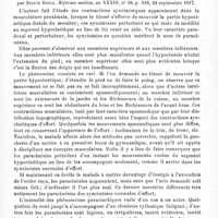 0195 - Page 195 - Analyses. Neurologie de guerre. Nerfs périphériques. Contribution à la sémiologie des lésions nerveuses périphériques, par Giuseppe-Carlo Riquier. Rivista di Patologia nervosa e mentale... / Sur le phénomène des paracinésies chez les blessés de guerre, par Silvio Ricca. Riforma medica...