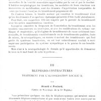 0024 - Page 24 - Mémoires originaux. Neurologie. II. Nouvelles remarques sur les tremblements. A propos d'une série de trembleurs de guerre, par M. Henry Meige et Mme Athanassio-Bénisty. Société de neurologie de Paris. (Séance du 10 janvier 1918) / III. Blépharo-contractures. Traitement par l'alcoolisation locale, par Sicard et Poulard (Centre de neurologie de la 15e Région)