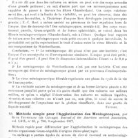 0047 - Page 47 - Analyses. Neurologie. Études spéciales. Méninges. Le méningocoque de Weichselbaum, par Edward-C. Hort. British medical Journal... / Méthode simple pour l'agglutination des méningocoques, par Ruth Tunnicliff... Journal of the American medical Association...