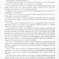 0090 - Page 90 - Société de neurologie de Paris. Séance du 7 février 1918. Communications et présentations. XI. Canule auriculaire à double courant improvisée pour la recherche du nystagmus calorique, par M. R. Sauvage / XII. Illusion visuelle de position. Nouvelle expérience pouvant servir à l'étude du sens des attitudes segmentaires, par M. R. Sauvage